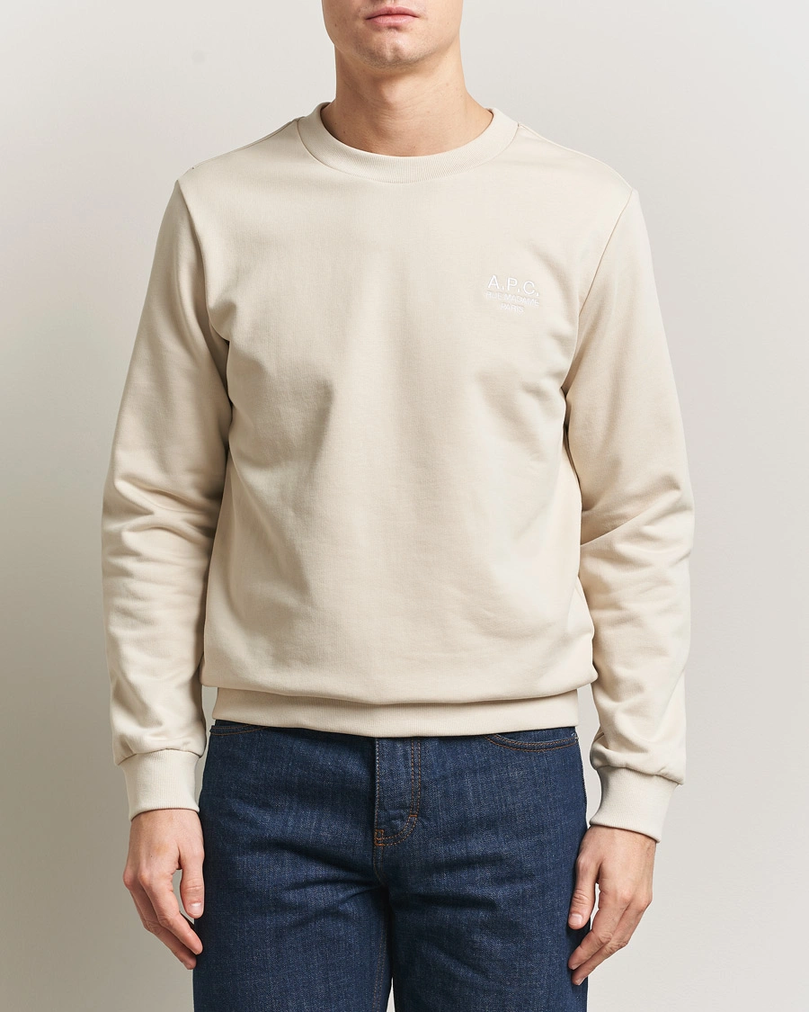 Heren | Truien | A.P.C. | Rue Madame Tonal Sweatshirt Mastic