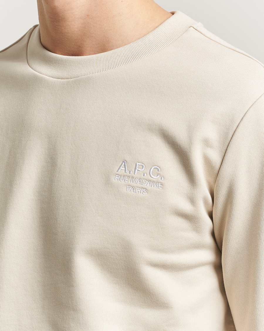 Heren | Truien | A.P.C. | Rue Madame Tonal Sweatshirt Mastic