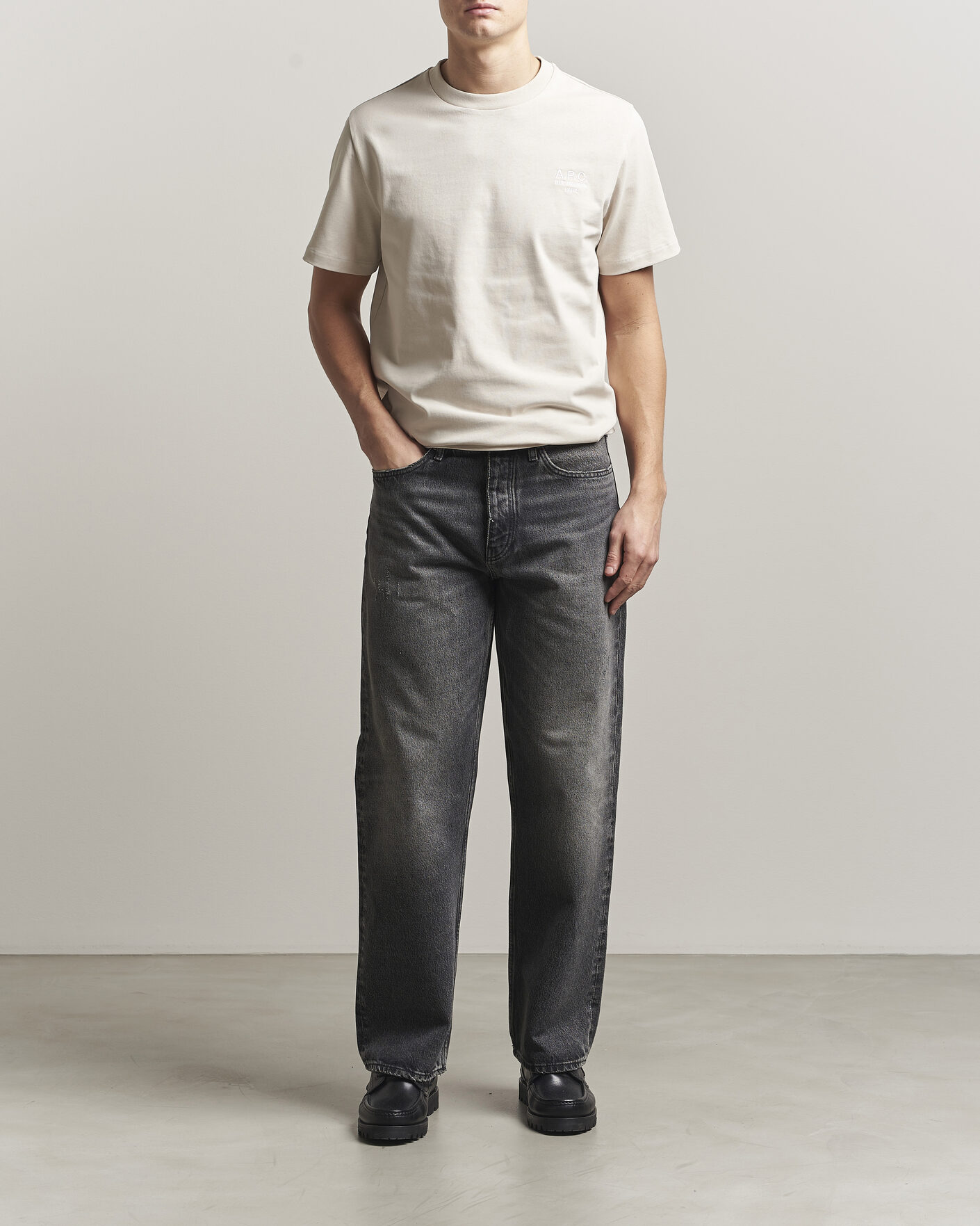 Heren | T-shirts | A.P.C. | Rue Madame T-Shirt Mastic