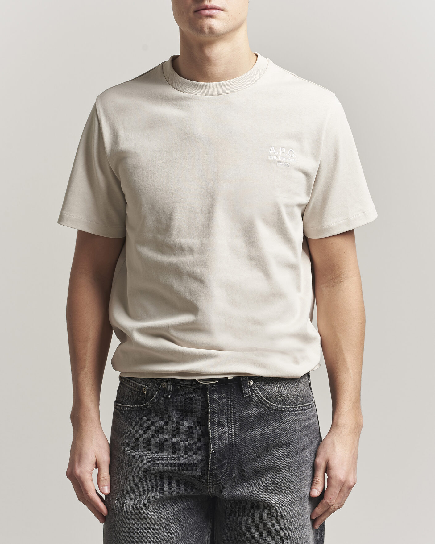 Heren | T-shirts | A.P.C. | Rue Madame T-Shirt Mastic