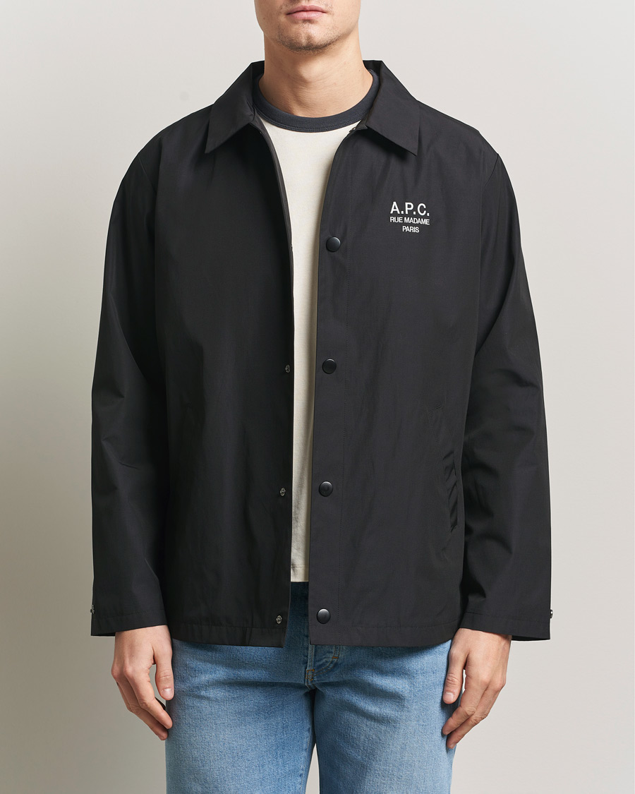 Heren | Jassen | A.P.C. | Rue Madame Coach Jacket Black