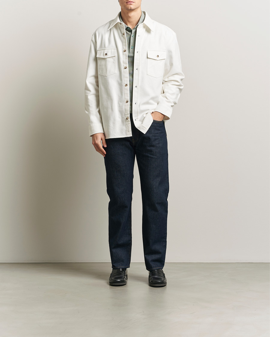 Heren | Overhemden | A.P.C. | Brushed Cotton Overshirt White