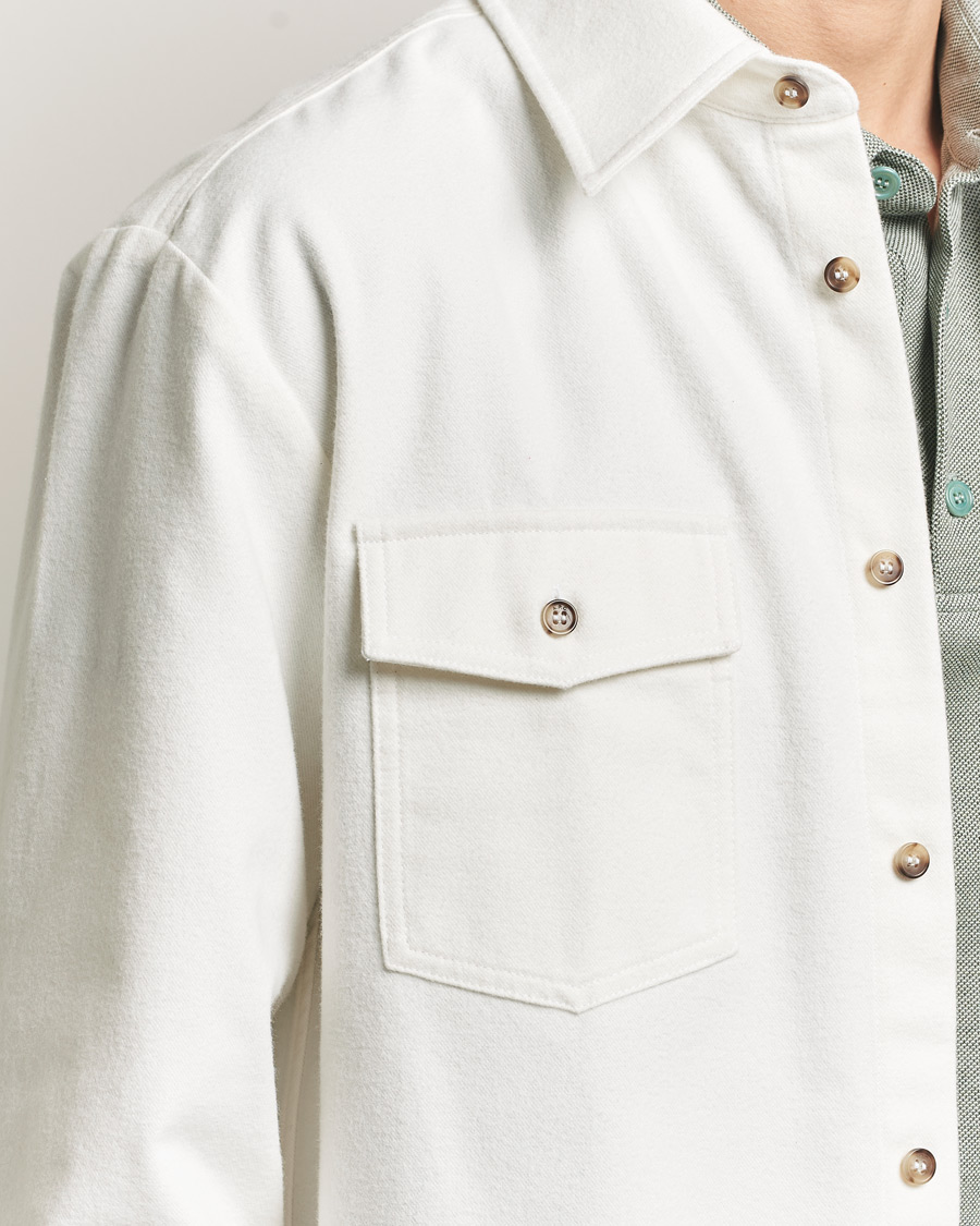 Heren | Overhemden | A.P.C. | Brushed Cotton Overshirt White