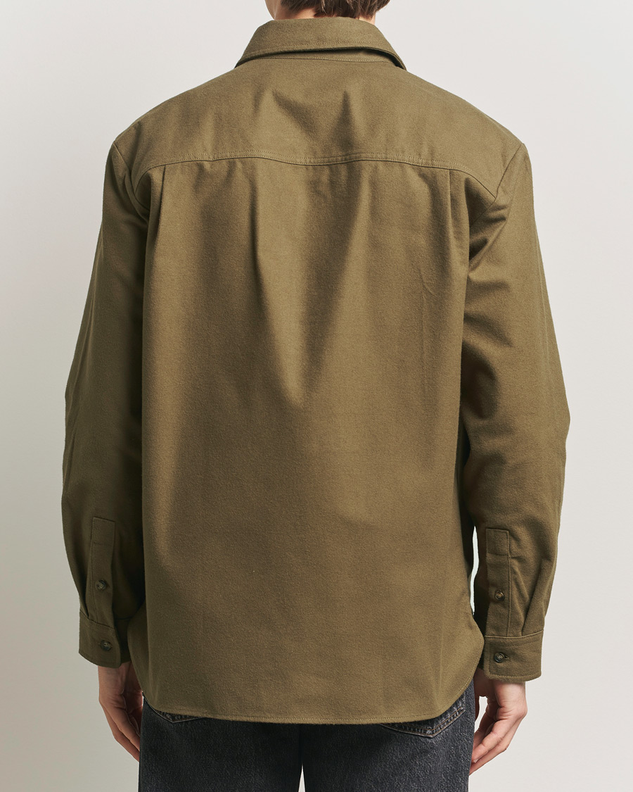 Heren | Overhemden | A.P.C. | Brushed Cotton Overshirt Khaki
