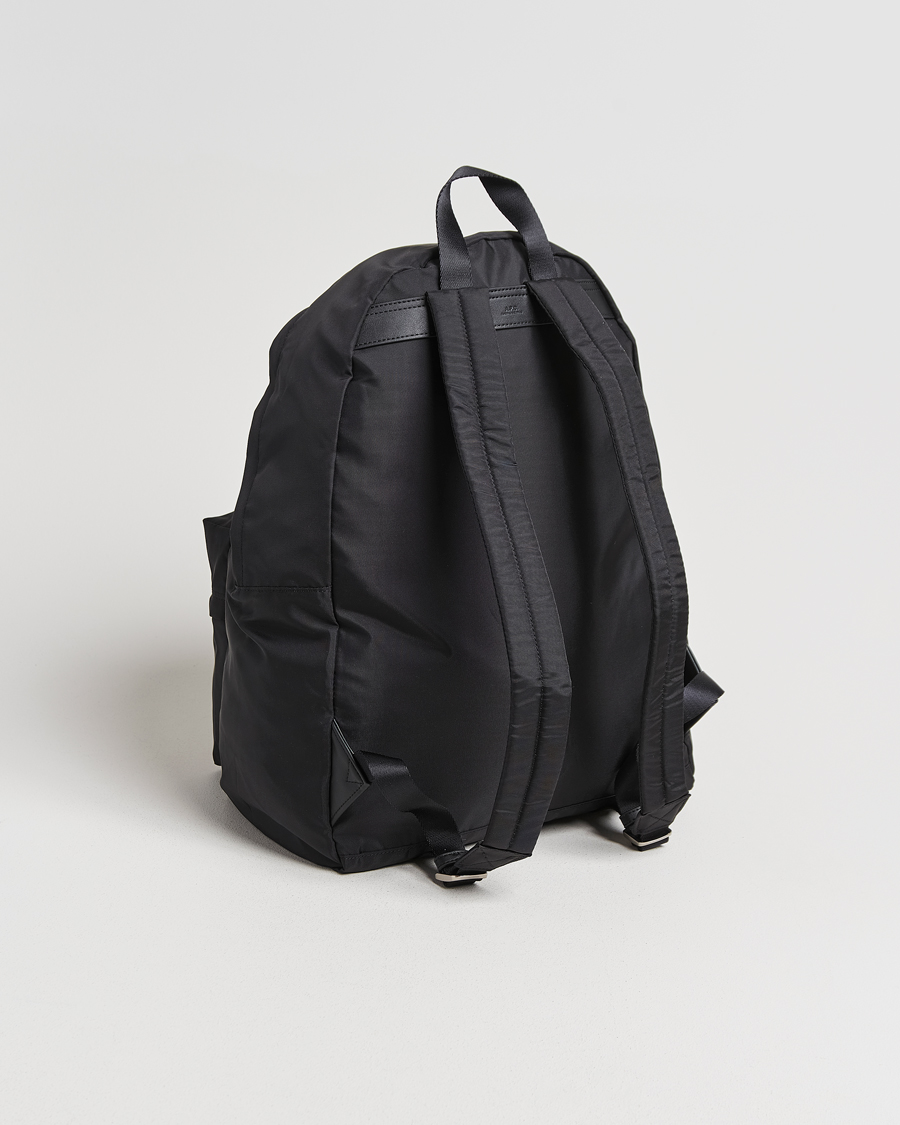 Heren | Tassen | A.P.C. | Backstage Nylon Cordura Backpack Black
