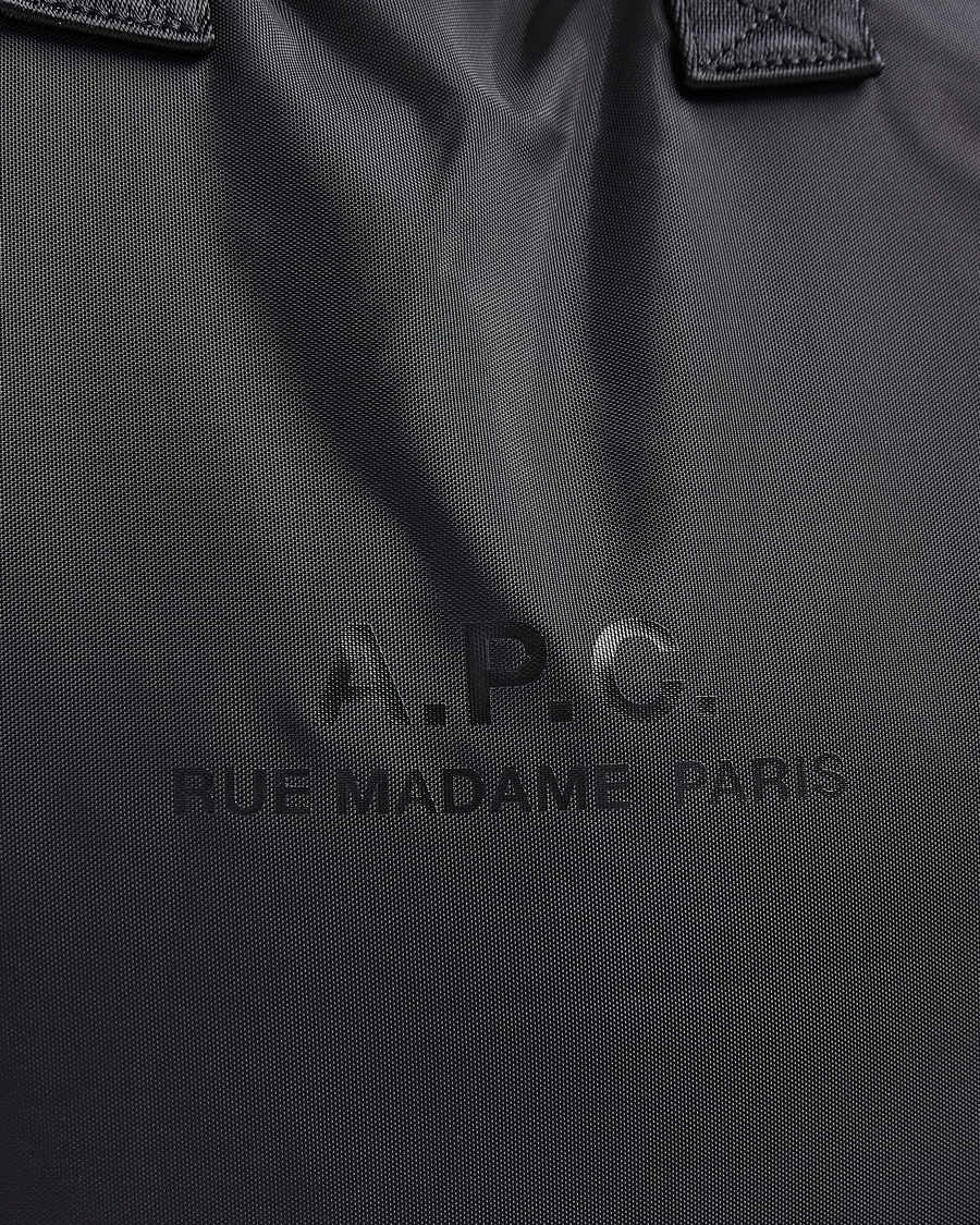 Heren | Tassen | A.P.C. | Backstage Nylon Cordura Tote Bag Black