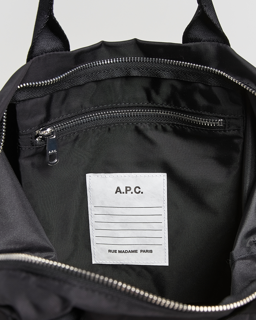Heren | Tassen | A.P.C. | Backstage Nylon Cordura Tote Bag Black