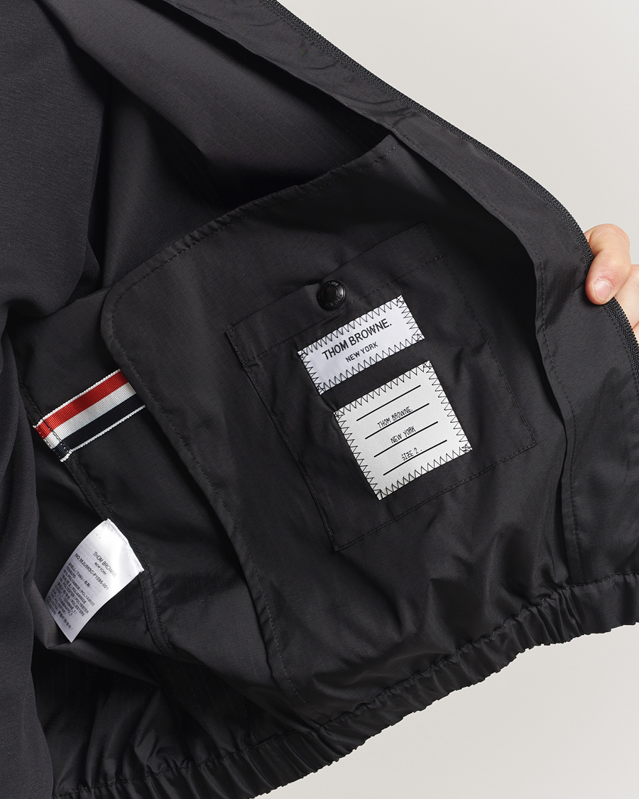 Heren | Jassen | Thom Browne | Raglan 4 Bar Nylon Jacket Black