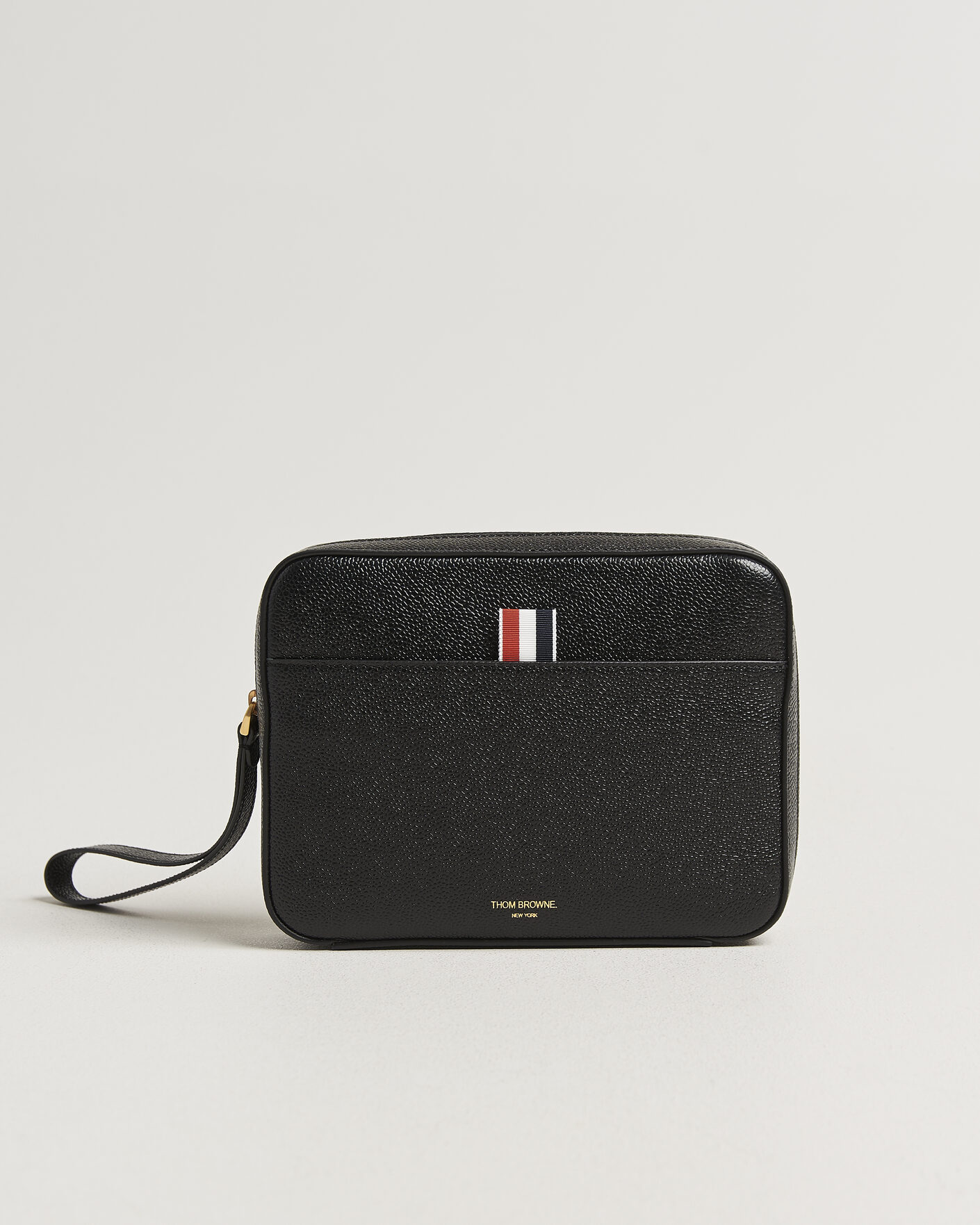 Heren | Tassen | Thom Browne | Pebble Grain Leather Bag Black