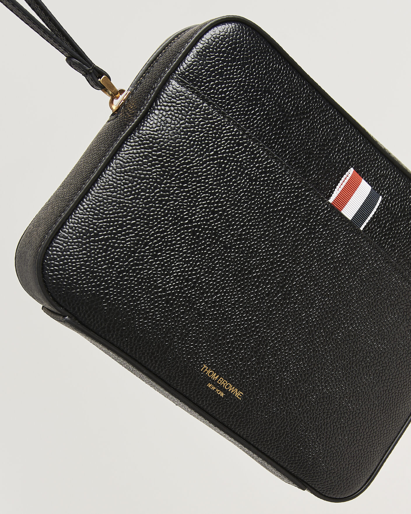 Heren | Tassen | Thom Browne | Pebble Grain Leather Bag Black