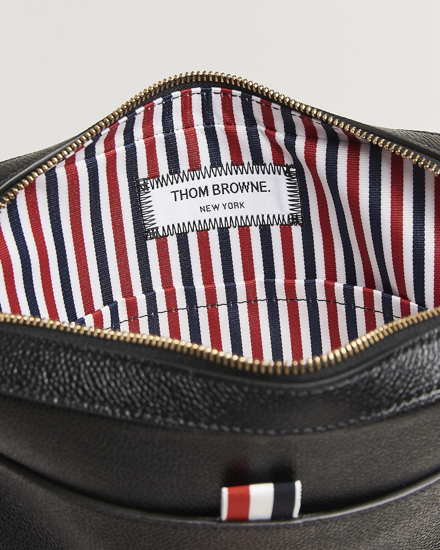 Heren | Tassen | Thom Browne | Pebble Grain Leather Bag Black