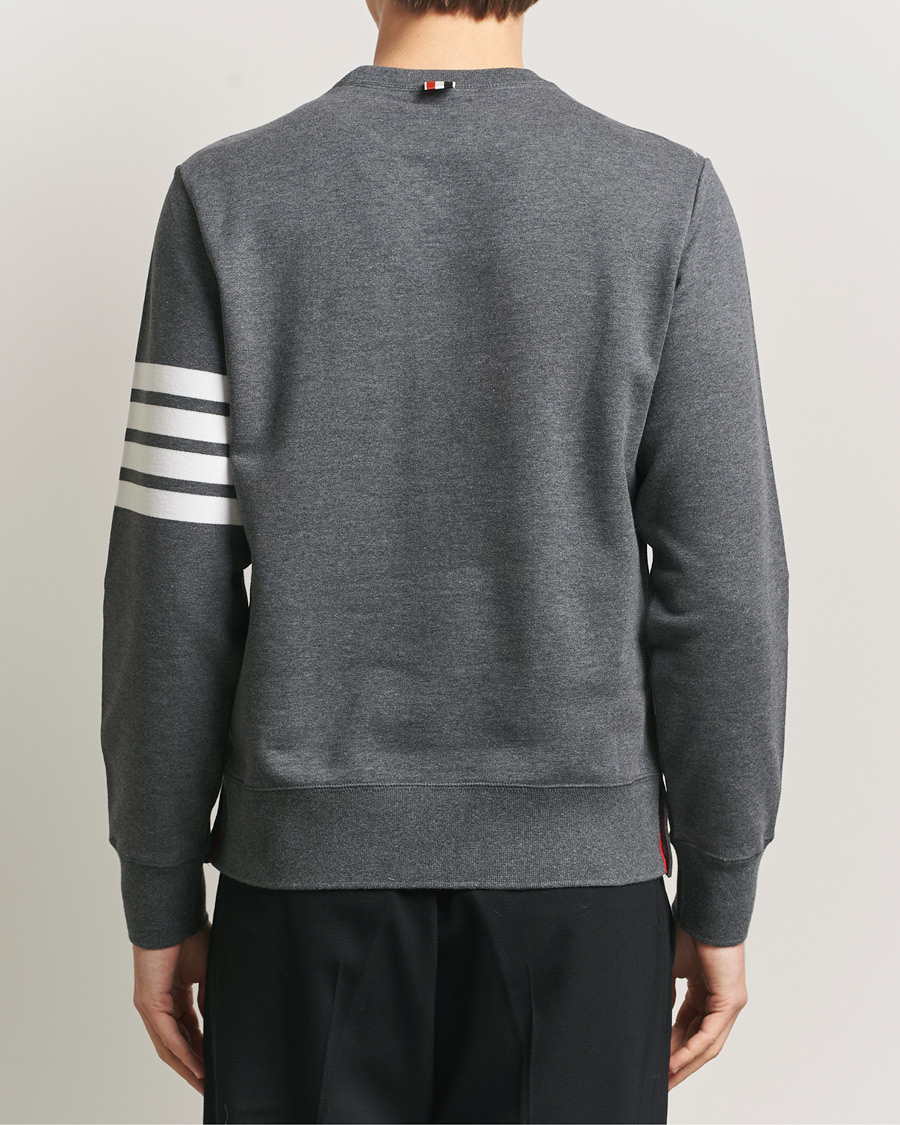 Heren | Truien | Thom Browne | Classic 4 Bar Loopback Sweatshirt Dark Grey