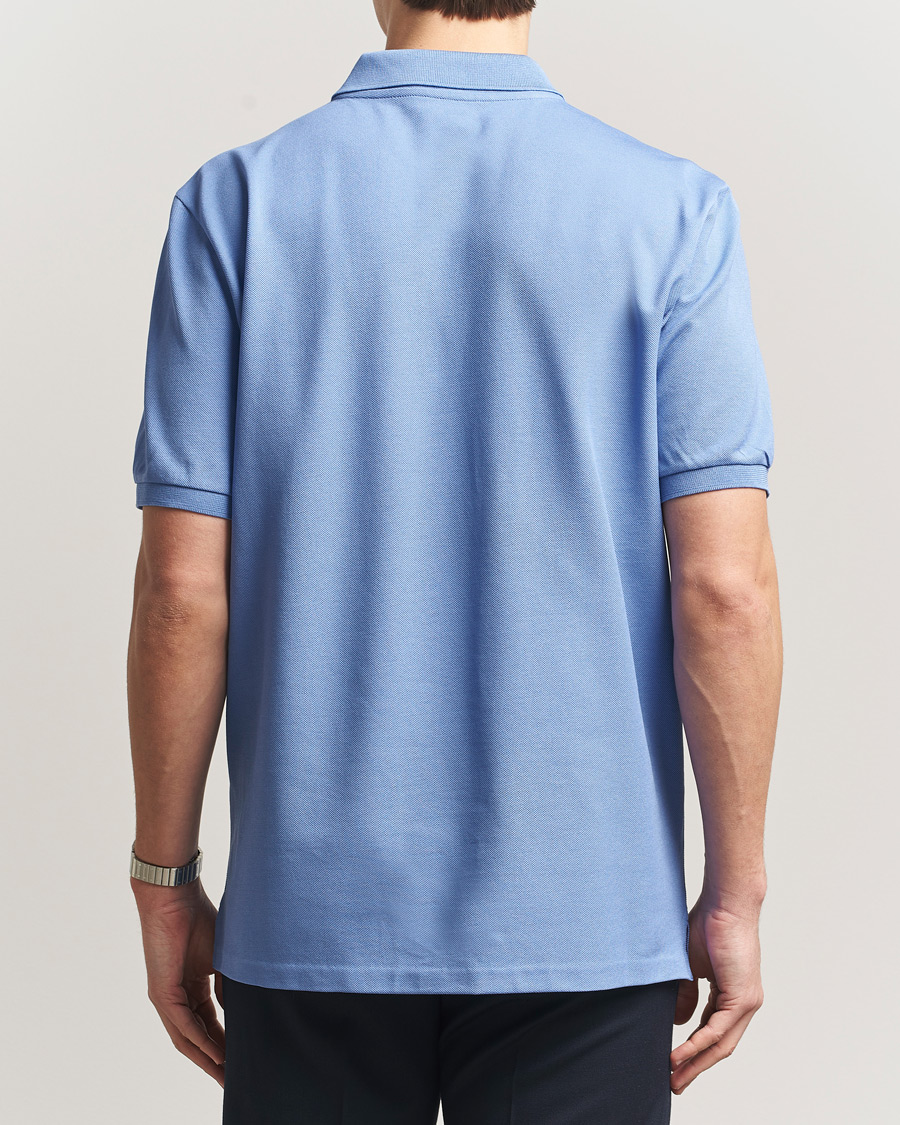 Heren | Polo's | Ralph Lauren Purple Label | Mercerized Cotton Polo Light Blue