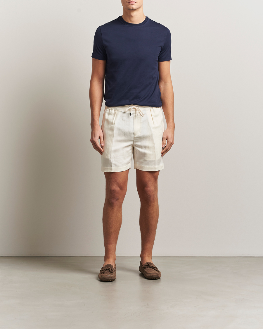 Heren | T-shirts | Ralph Lauren Purple Label | Luxury Cotton T-Shirt Chairman Navy