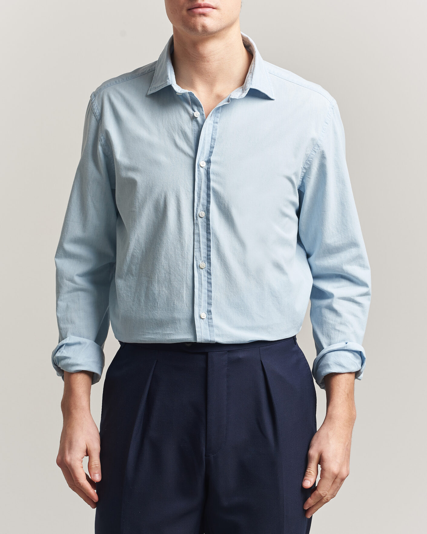 Heren | Overhemden | Ralph Lauren Purple Label | Cooper Work Shirt Medium Wash