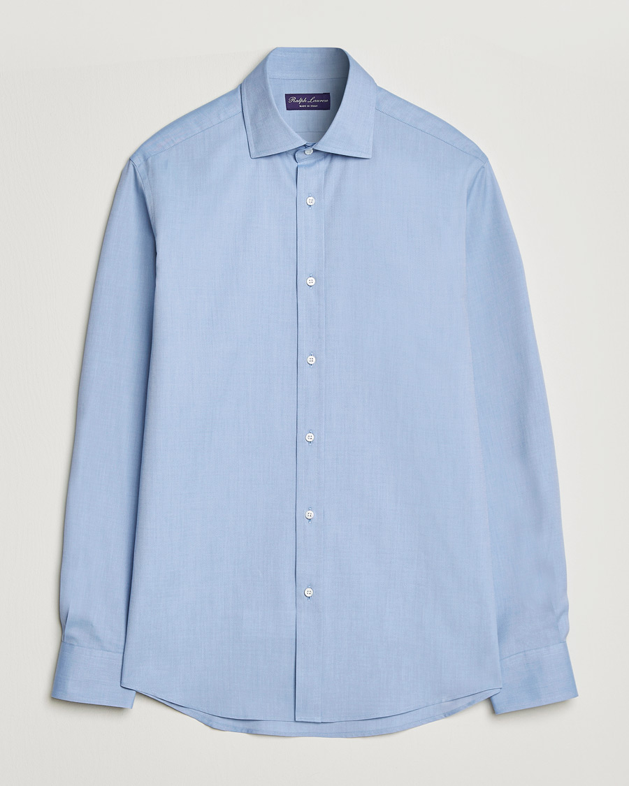Heren | Overhemden | Ralph Lauren Purple Label | Oxford Button Down Shirt Light Blue