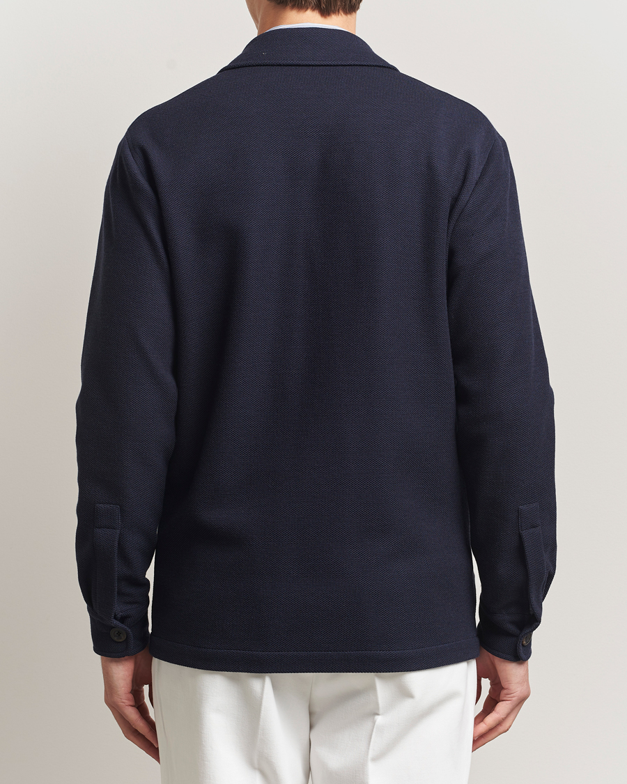 Heren | Blazers | Ralph Lauren Purple Label | Wool/Cotton Jacket Chairman Navy