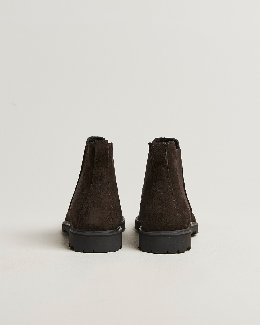 Heren | Laarzen | UBR | Thunder Chelsea Suede Boot Dark Brown
