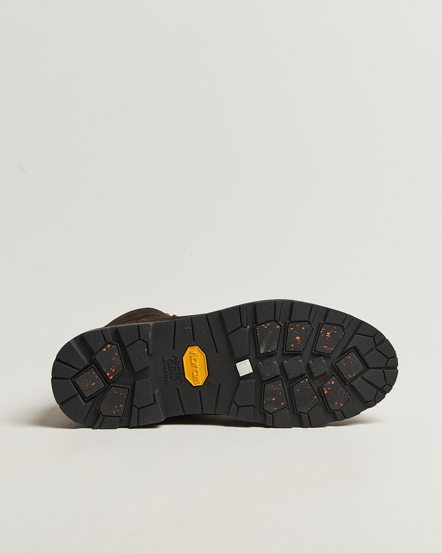 Heren | Laarzen | UBR | Black Storm Suede Boot Dark Brown