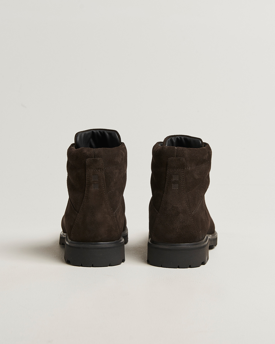 Heren | Laarzen | UBR | Black Storm Suede Boot Dark Brown