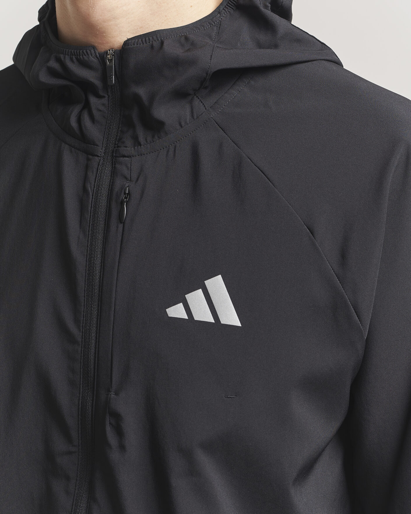 Heren | Jassen | adidas Performance | Running Hooded Jacket Black