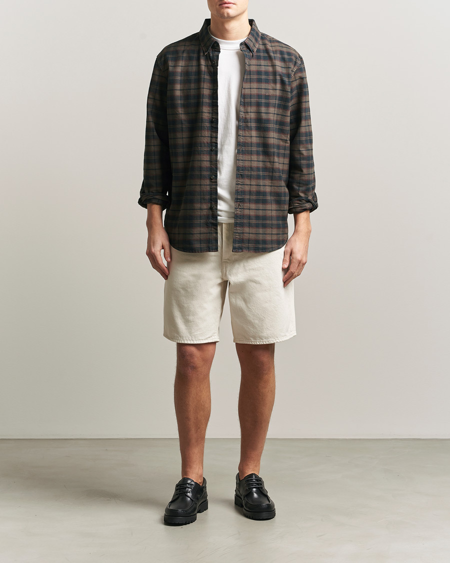 Heren | Overhemden | Levi's | Cotton Checked Shirt Chocolate