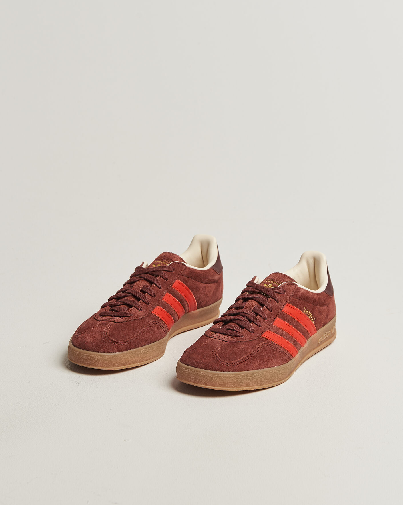 Heren | Sneakers | adidas Originals | Gazelle Indoor Sneaker Brown/Red