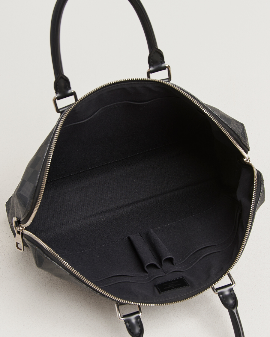 Heren | Pre-Owned & Vintage Bags | Louis Vuitton Pre-Owned | Porte Documents Jour Damier Graphite