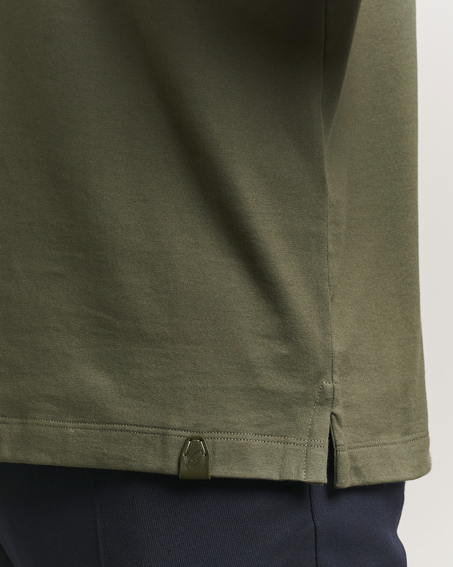 Heren | T-shirts | Brioni | Short Sleeve Cotton T-Shirt Military