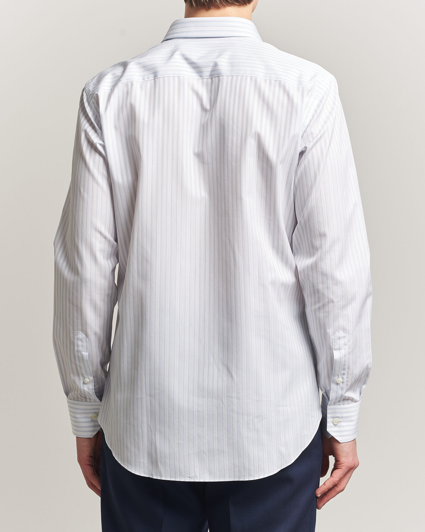 Heren | Overhemden | Brioni | Slim Fit Dress Shirt Light Blue Stripe