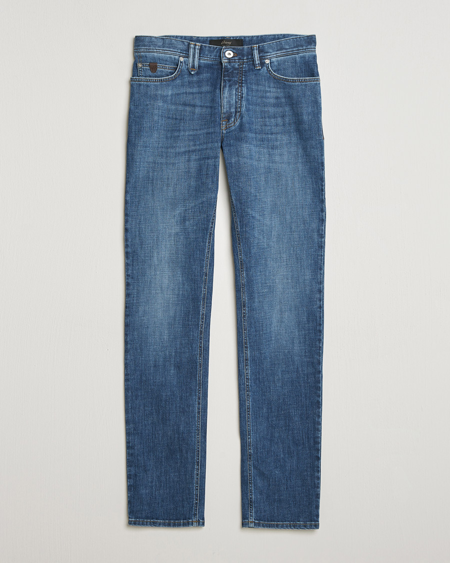 Heren | Jeans | Brioni | 5-Pocket Denim  Medium Blue Wash