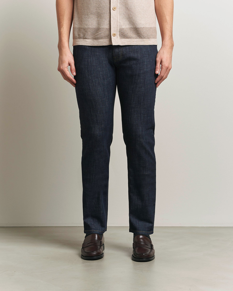 Heren | Jeans | Brioni | 5-Pocket Denim  Dark Blue Wash