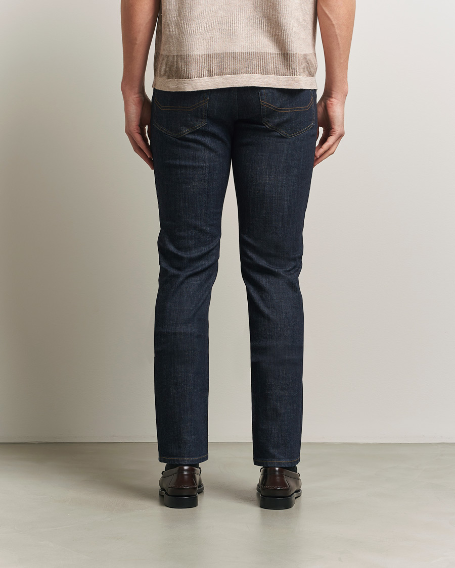 Heren | Broeken | Brioni | 5-Pocket Denim Dark Blue Wash