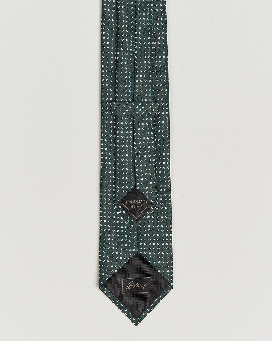 Heren | Stropdassen | Brioni | Microstructure Silk Tie Green