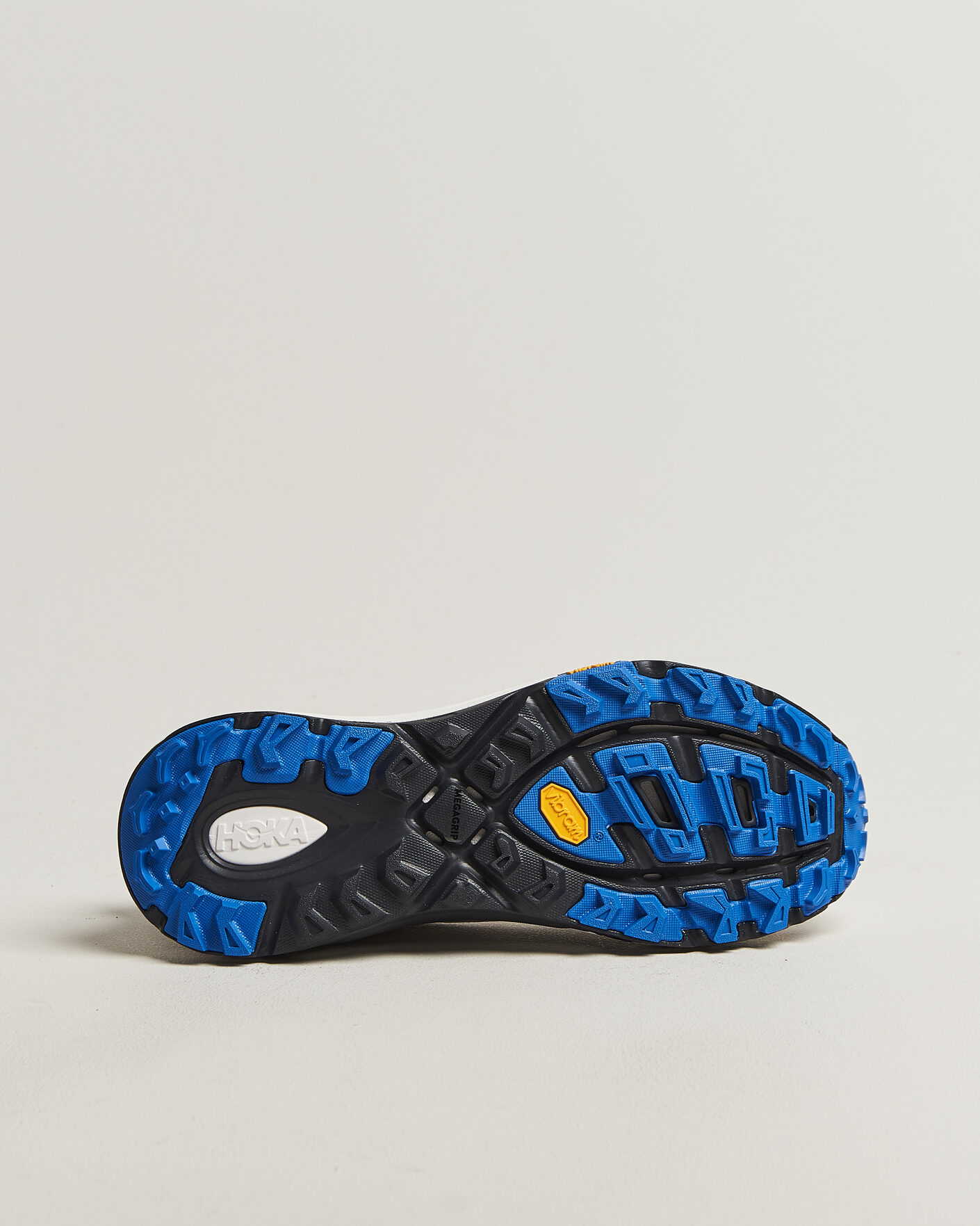Heren | Hardloopschoenen | Hoka | Mafate Speed 2 White/Cobalt Blue