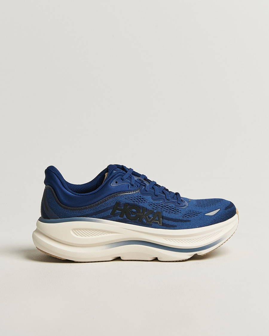 Hoka Bondi 9 Midnight Blue | Man - CareOfCarl.nl