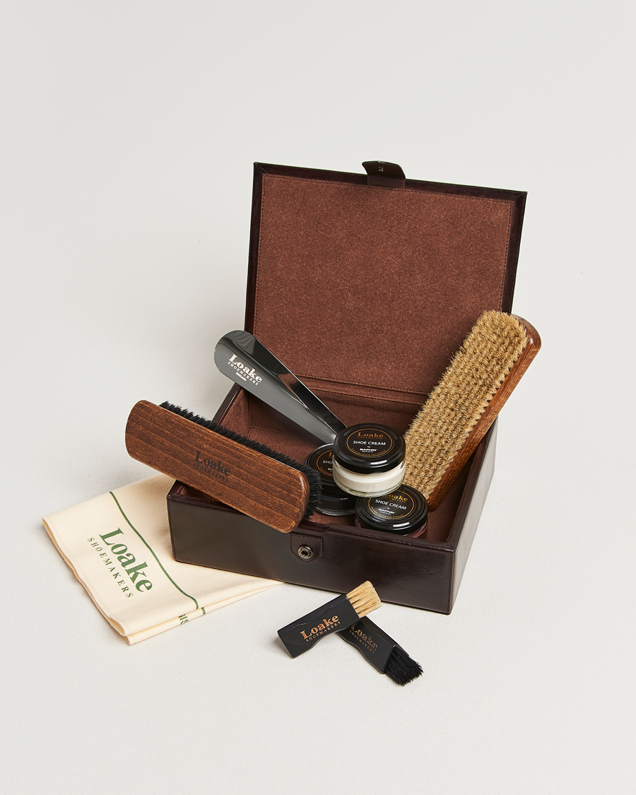 Heren | Schoenverzorging | Loake Shoemakers | Saphir Small Leather Valet Box