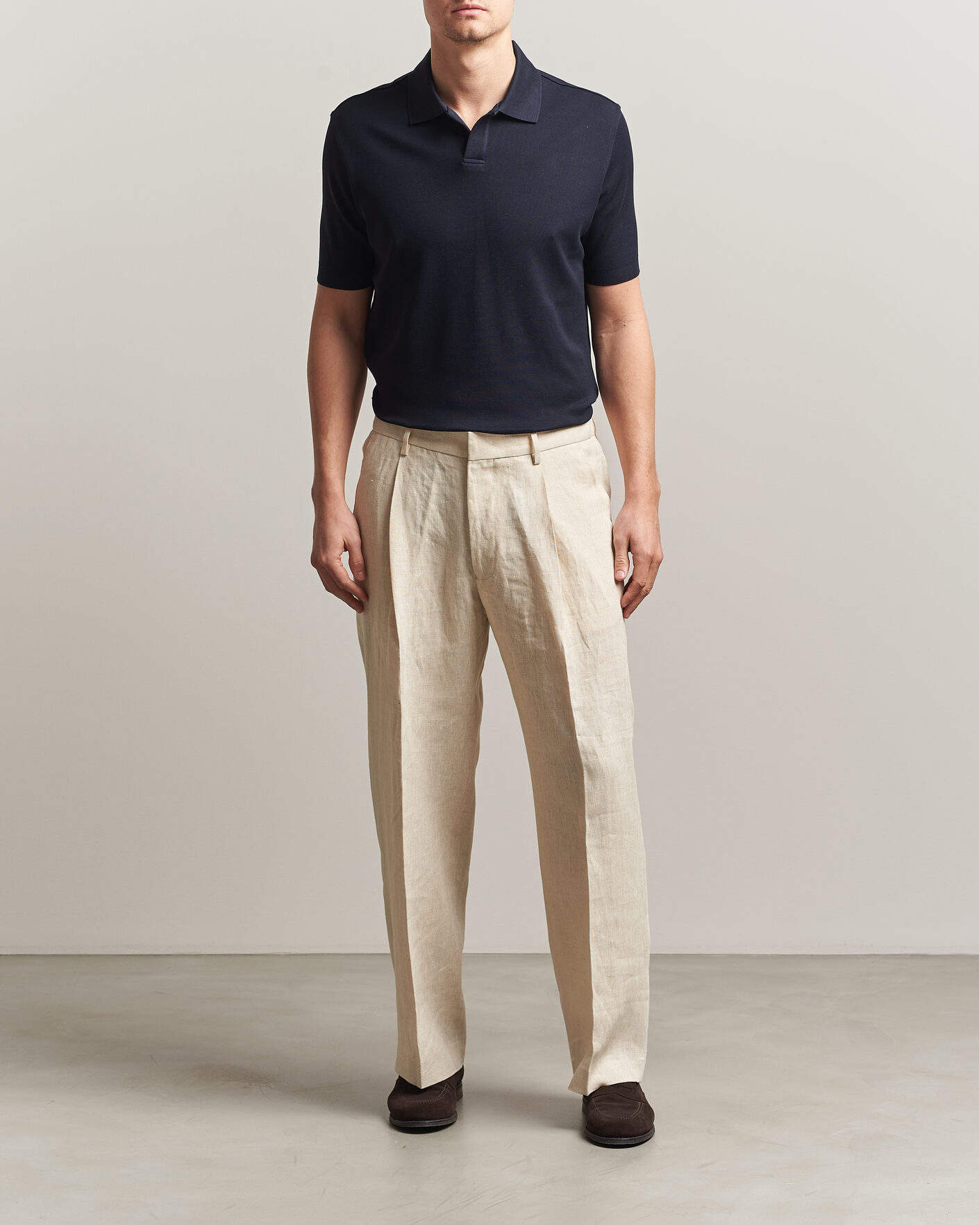 Heren | Polo's | Altea | Jersey Piquet Polo Navy