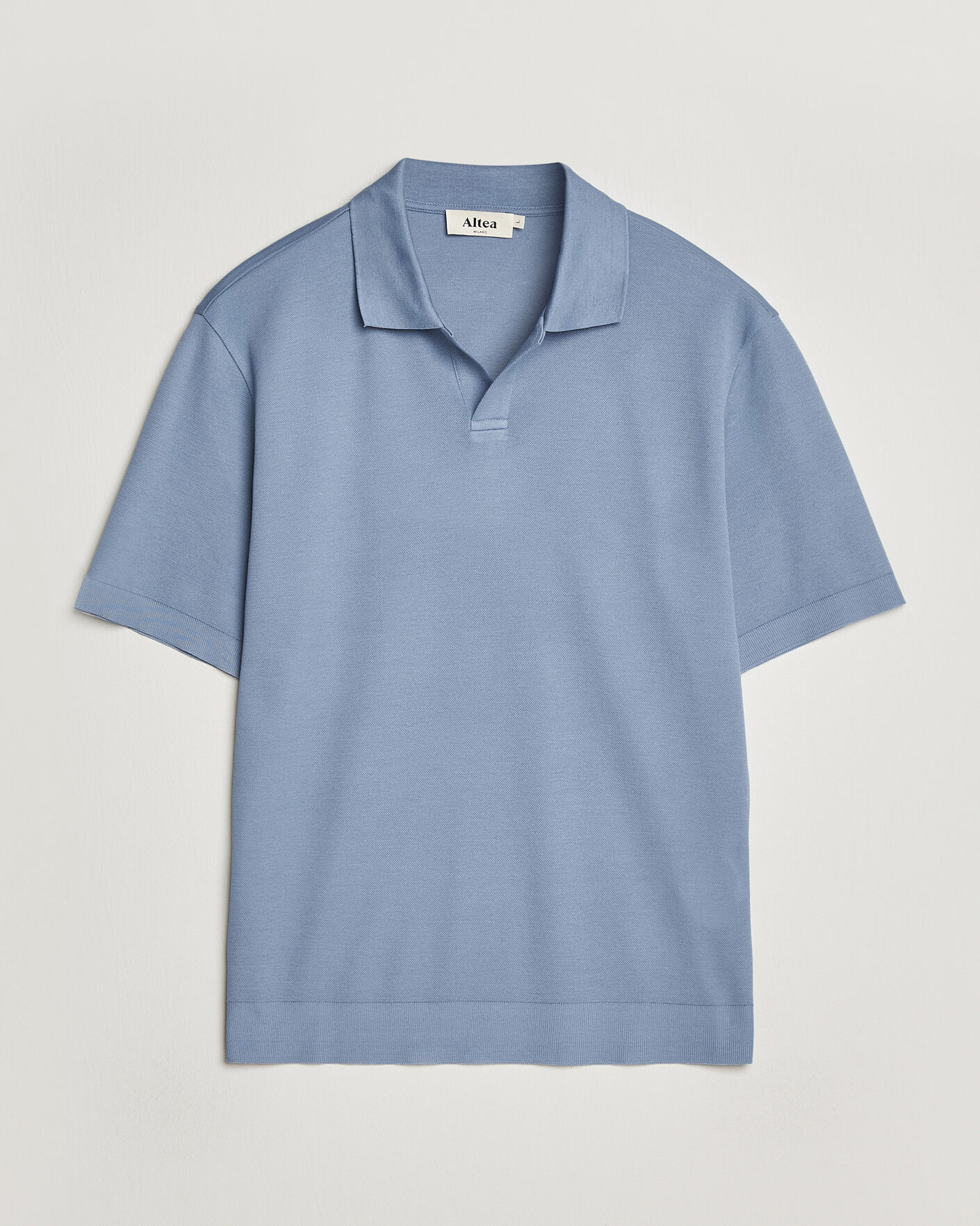 Heren | Polo's | Altea | Jersey Piquet Polo Light Blue