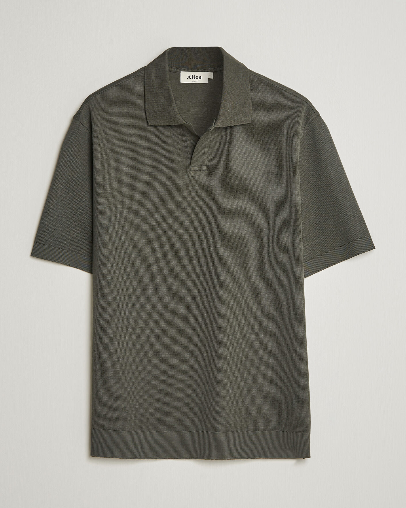 Heren | Polo's | Altea | Jersey Piquet Polo Dark Green