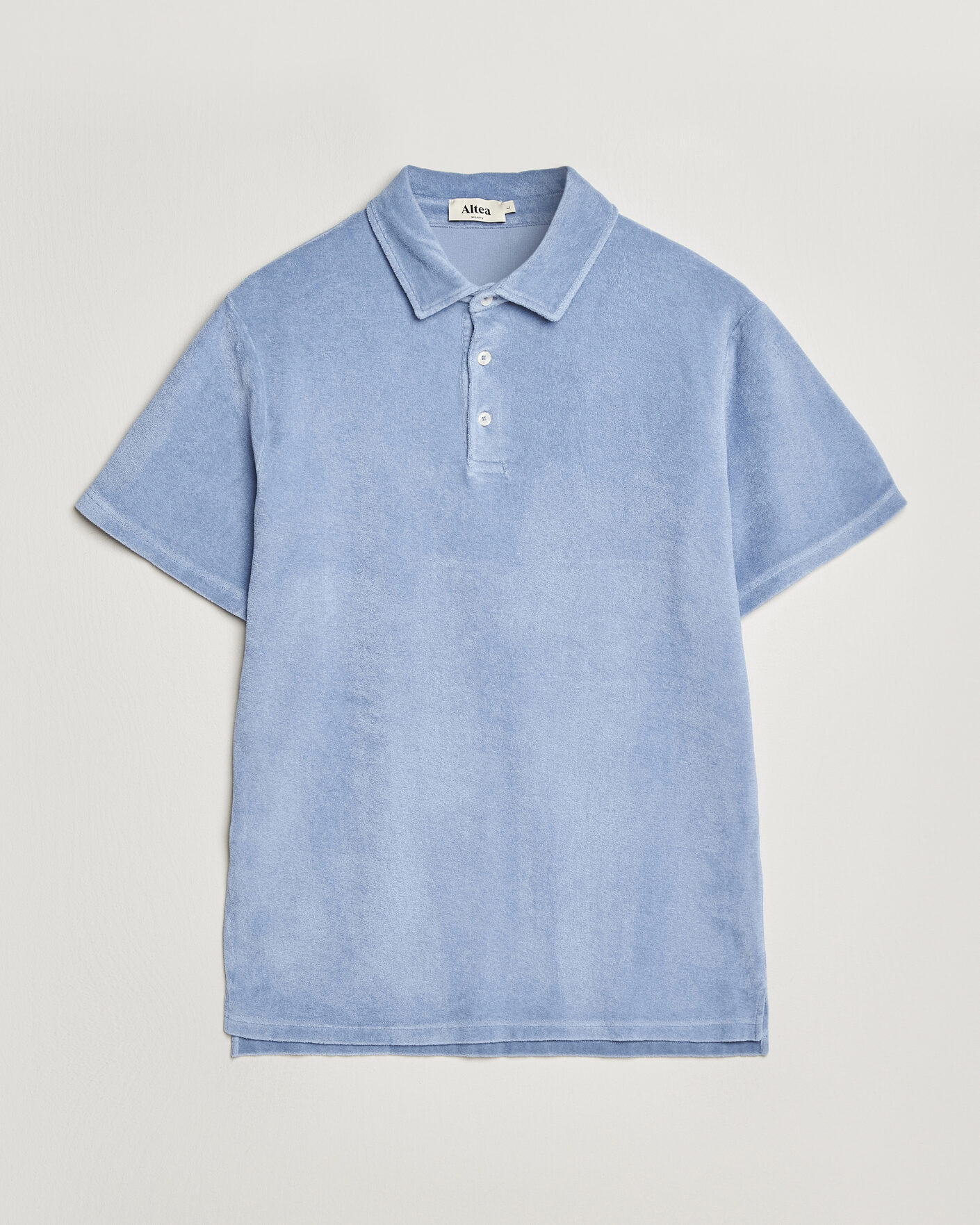 Heren | Polo's | Altea | Terry Cotton Polo Light Blue