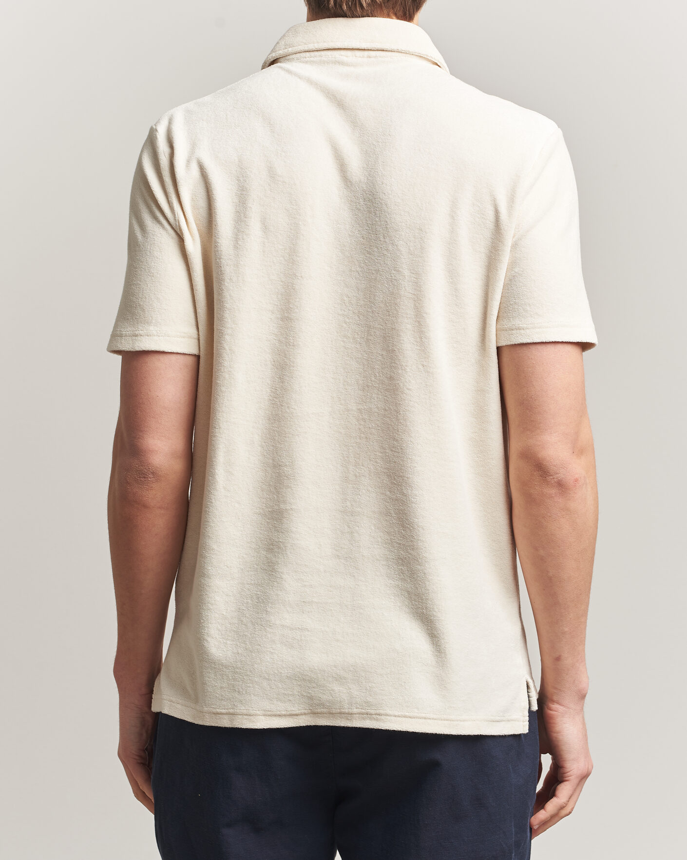 Heren | Polo's | Altea | Terry Cotton Polo Off White