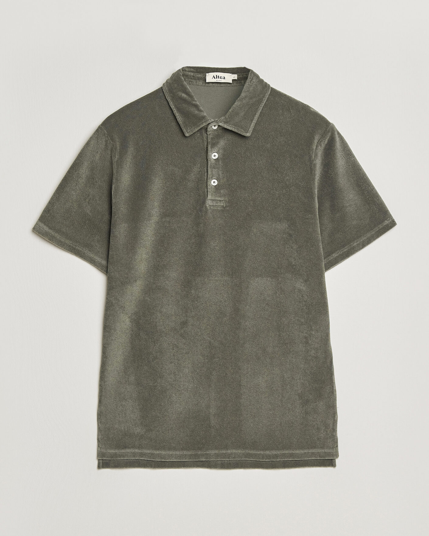 Heren | Polo's | Altea | Terry Cotton Polo Olive