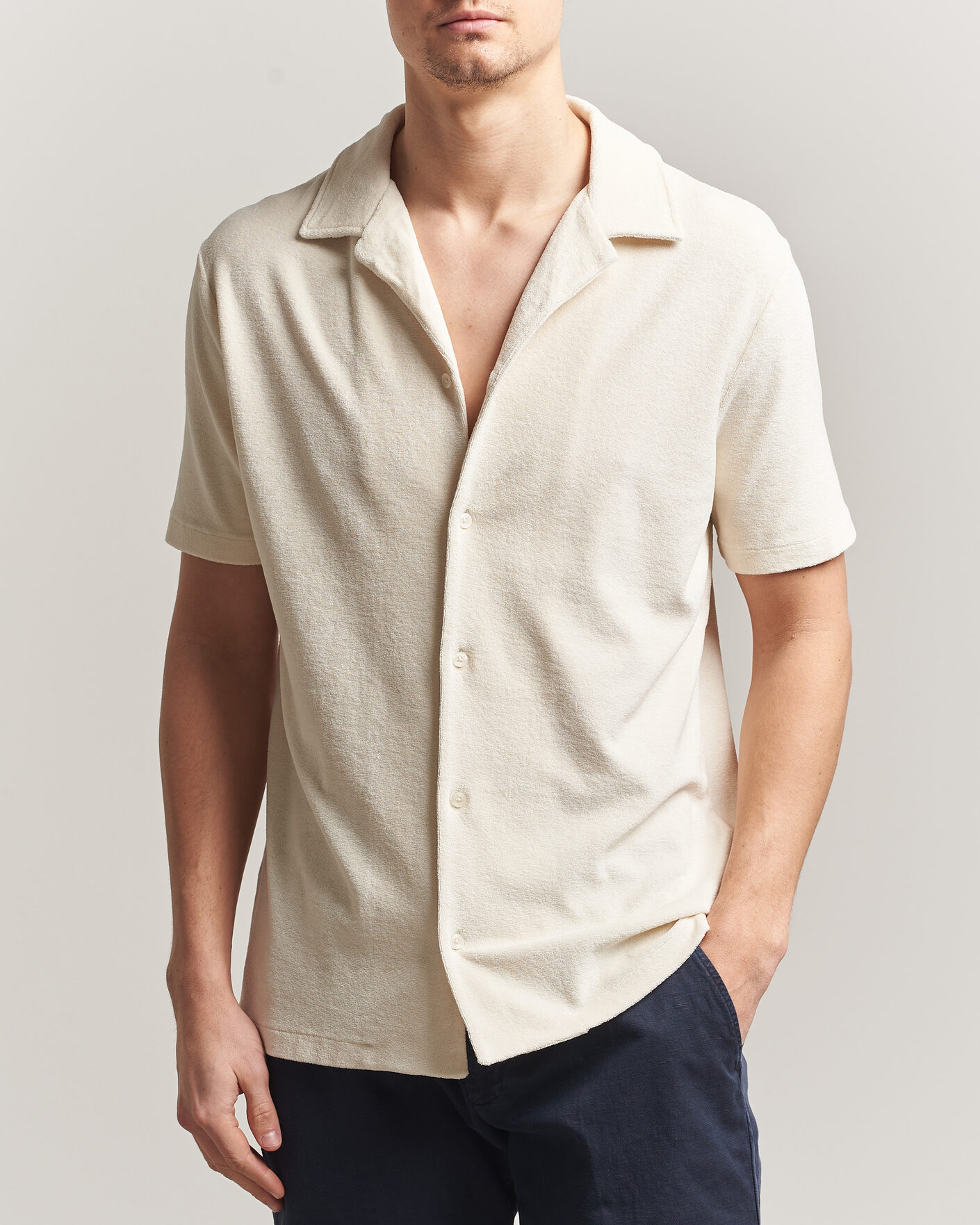 Heren | Overhemden | Altea | Terry Bowling Shirt Off White