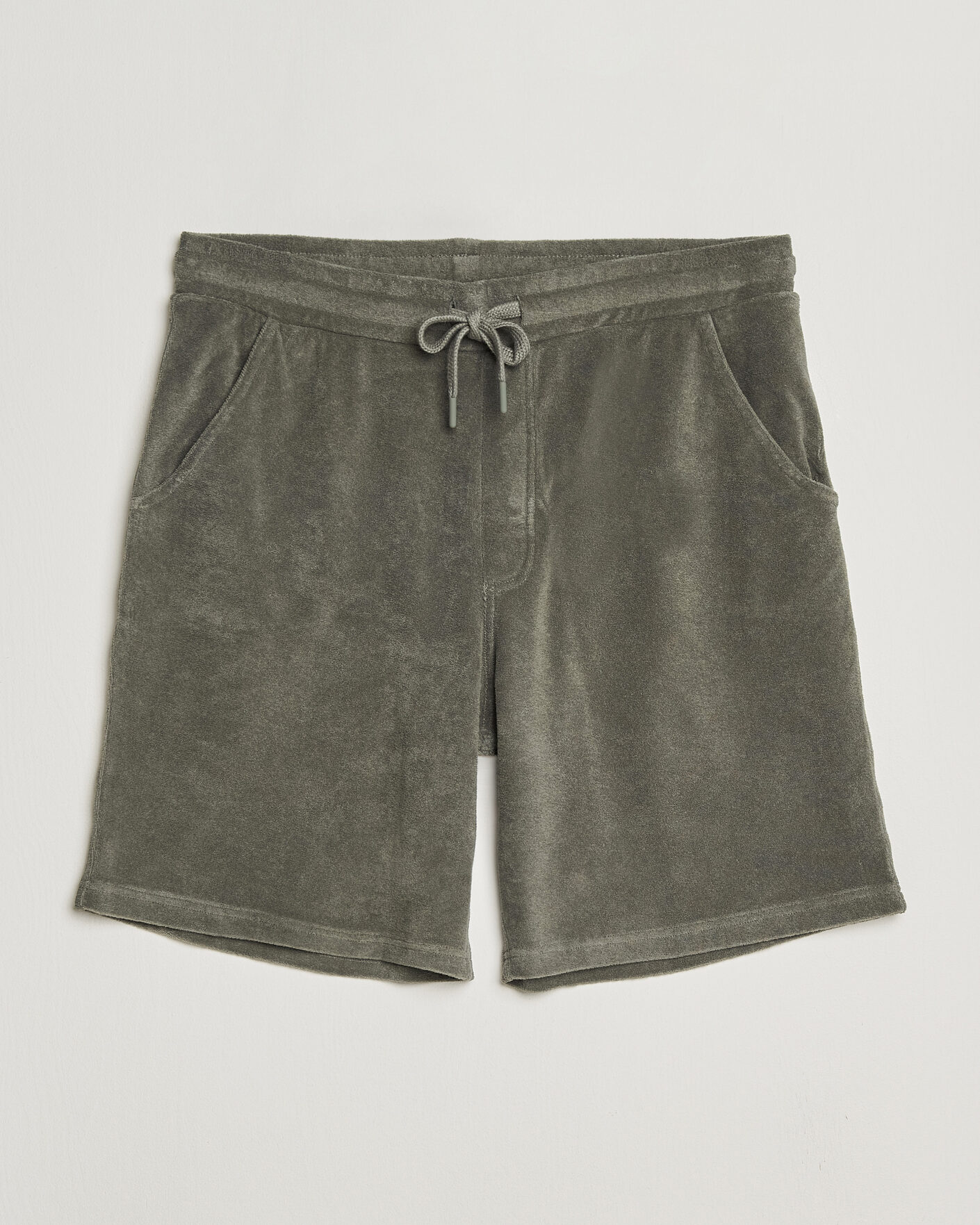 Heren | Korte broek | Altea | Terry Drawstring Shorts Olive