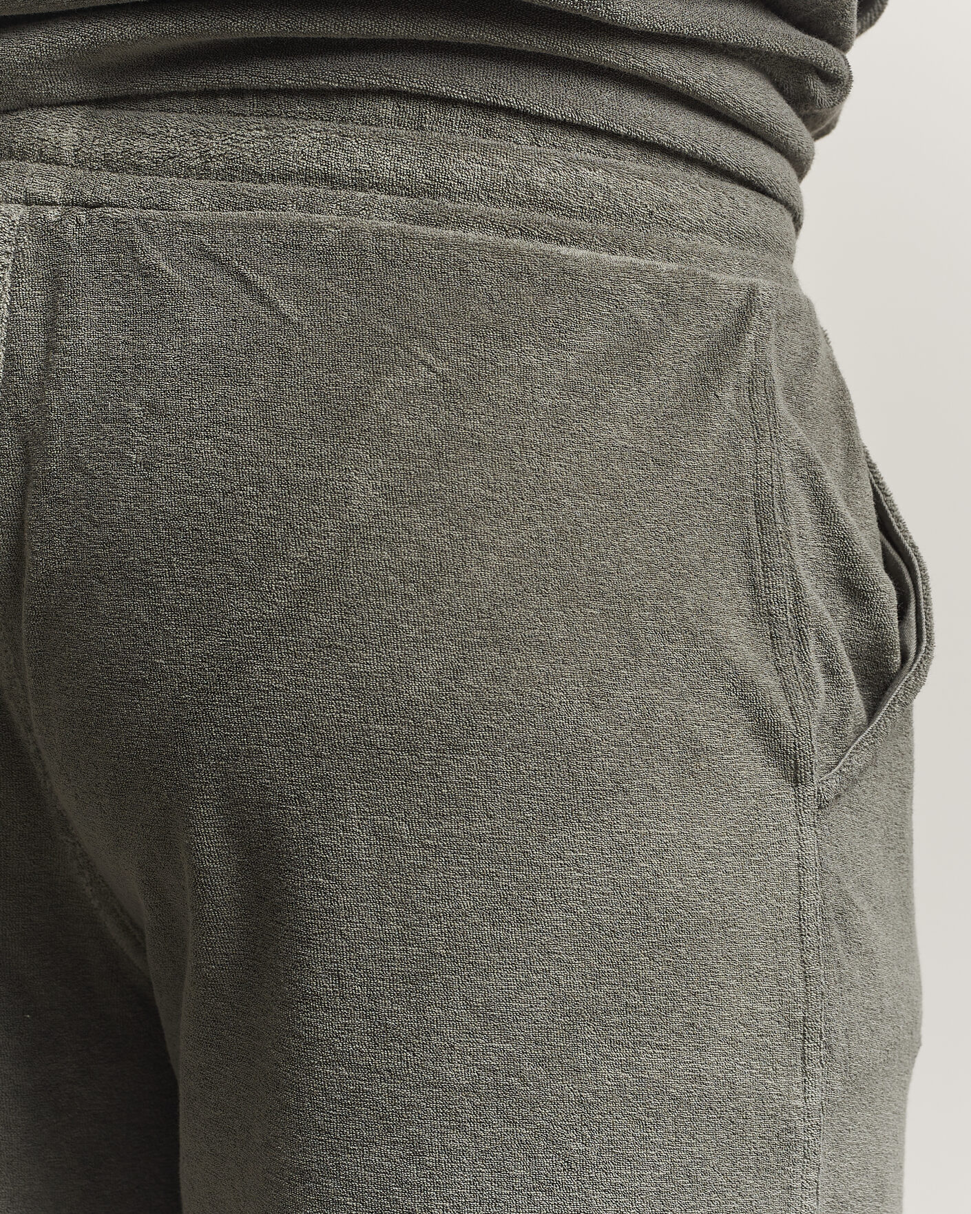 Heren | Korte broek | Altea | Terry Drawstring Shorts Olive