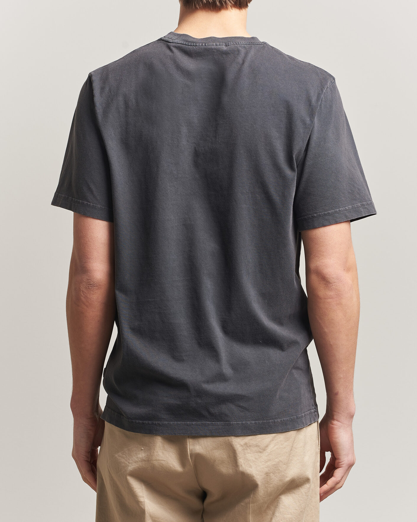 Heren | T-shirts | Forét | Bouquet T-Shirt Washed Black