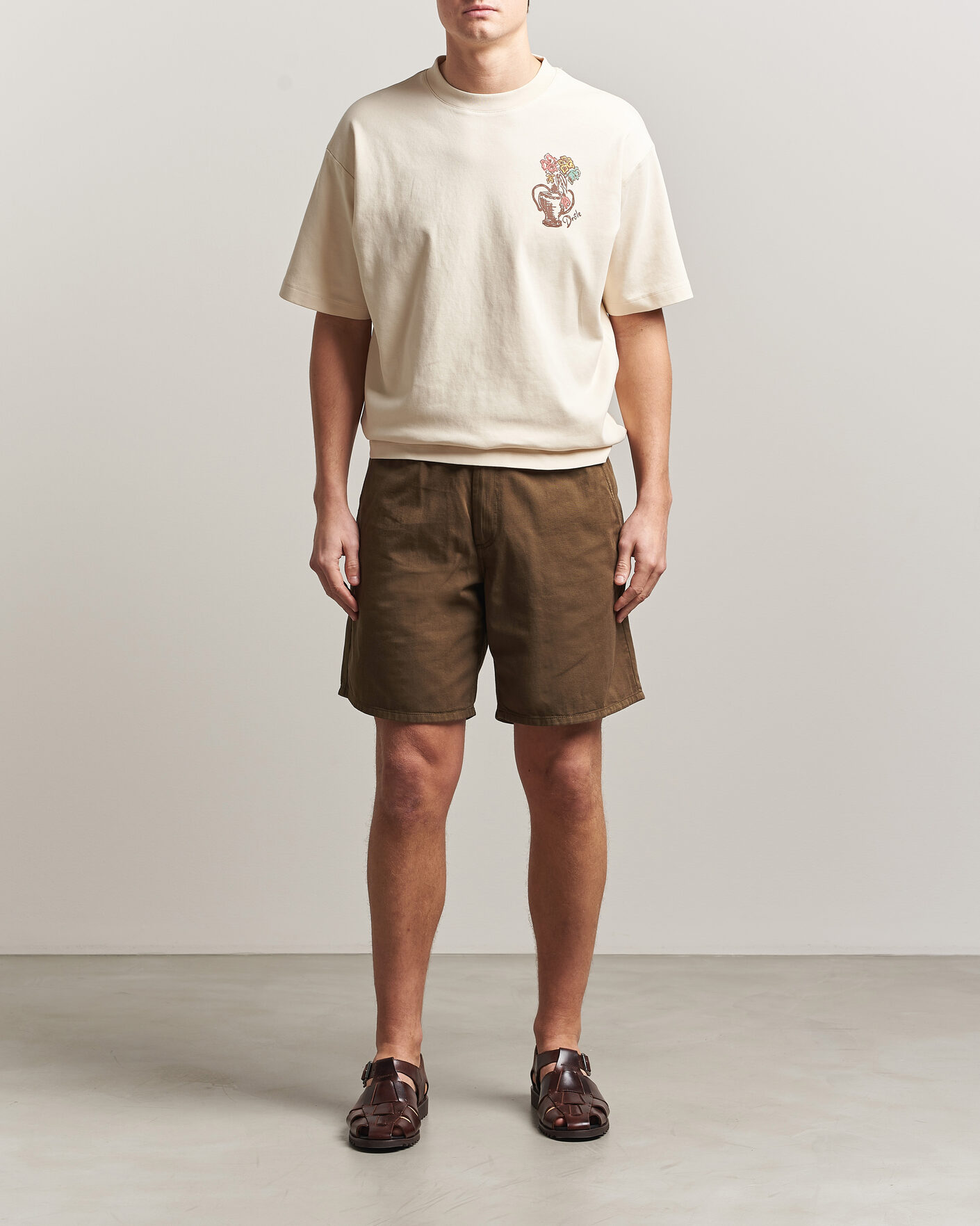 Heren | Korte broek | Forét | Clay Light Shorts Algae Green