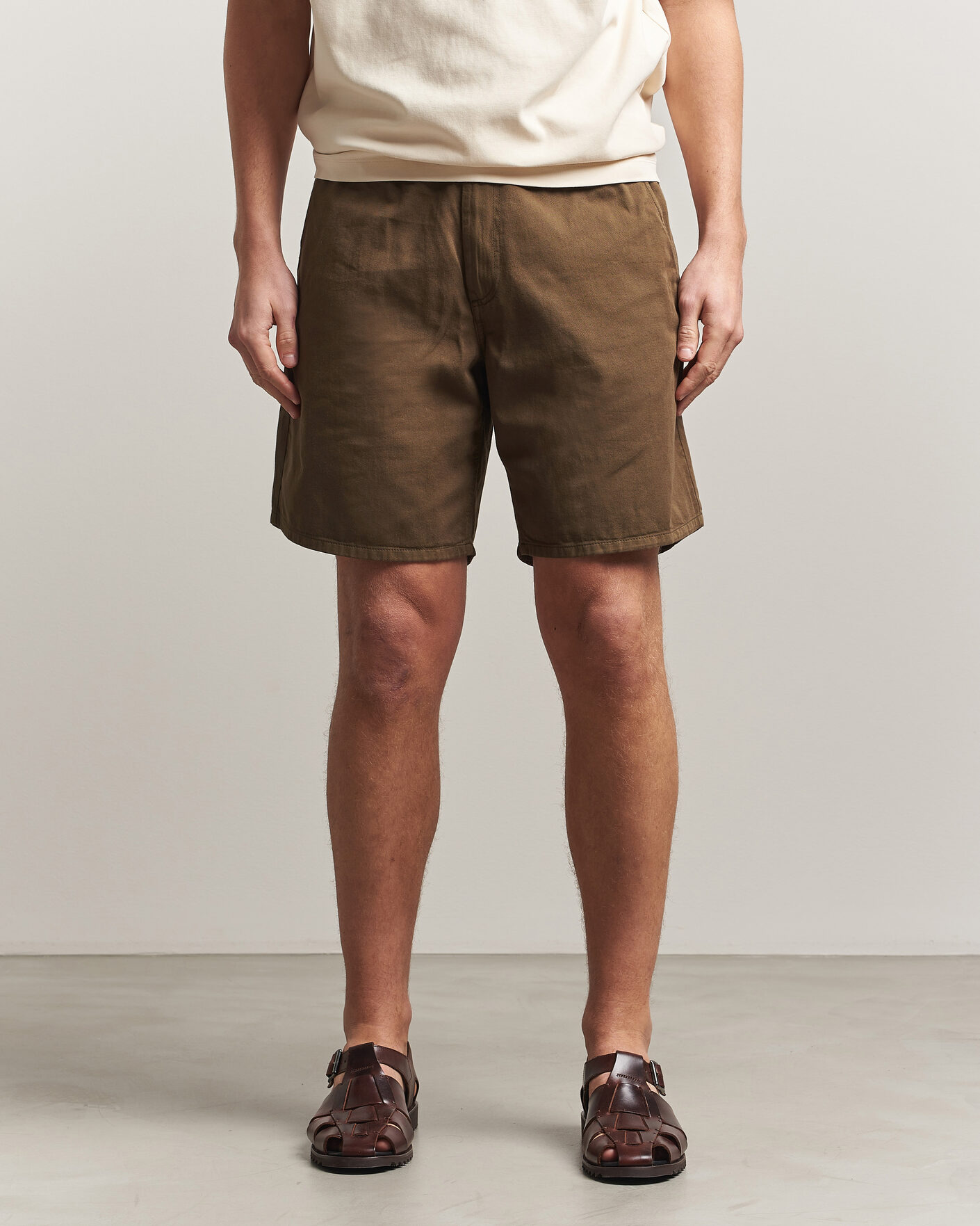 Heren | Korte broek | Forét | Clay Light Shorts Algae Green