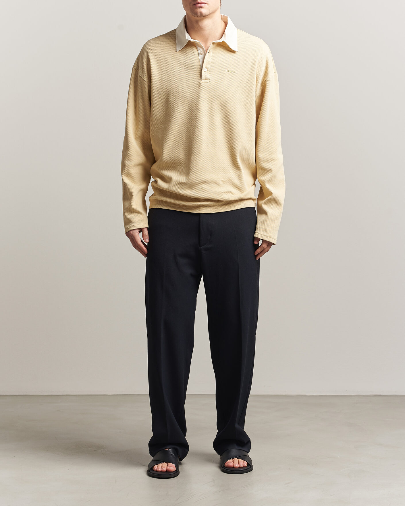 Heren | Truien | Forét | Match Rugby Structured Sweatshirt Vintage Yellow